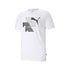 T-shirt bianca con stampa a contrasto Puma Graphic, Abbigliamento Sport, SKU a722000080, Immagine 0
